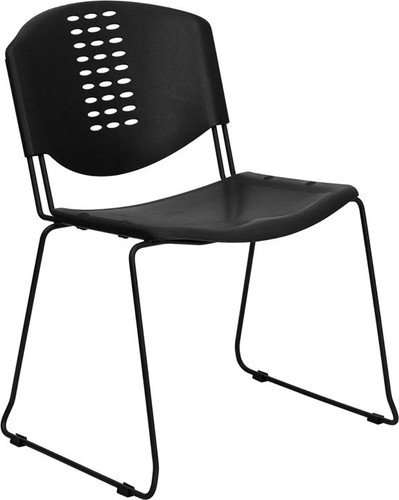Heavy duty black - plastic, stack